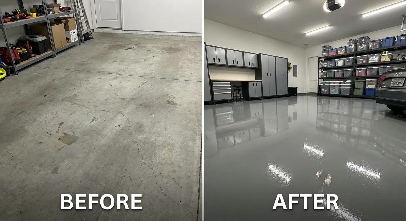 concrete garage floor epoxy Holiday FL