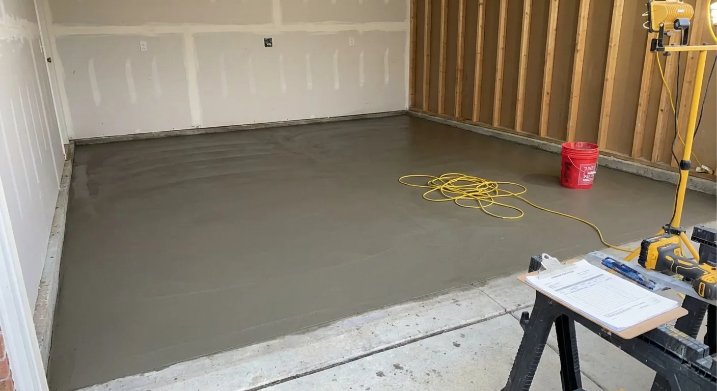 concrete garage floor slab Brookridge FL