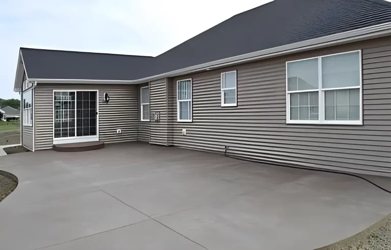 backyard concrete patio Spring Hill FL